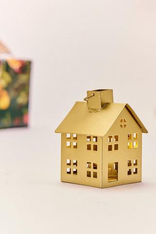 Christmas Hanging Led House, 6.5x8cm