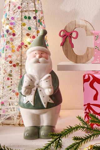Santa Bow Statue, 8x20cm