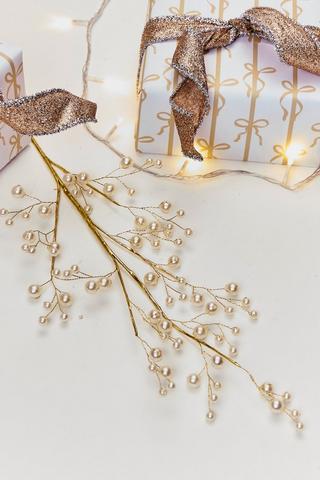 Christmas Pearl Single Stem, 70cm