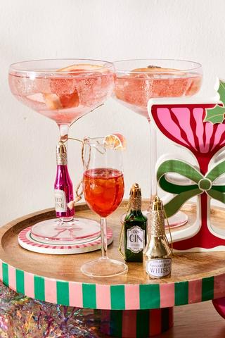 Christmas Hanging Aperol Glass, 13.5cm