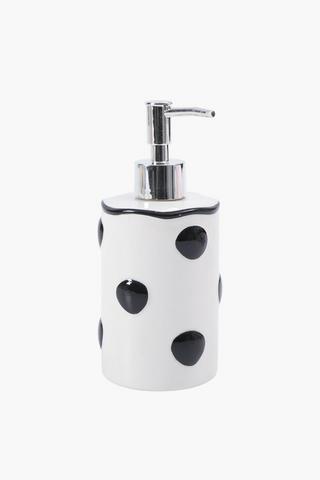 Ceramic Dotted Soap Dispenser