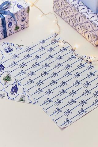 Pack Of 30 Disposal Delft Placemats