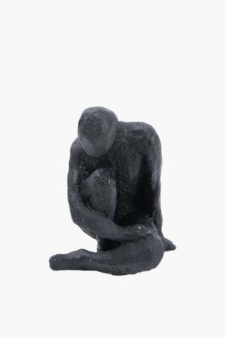 Thinking Man Statue, 14x15cm