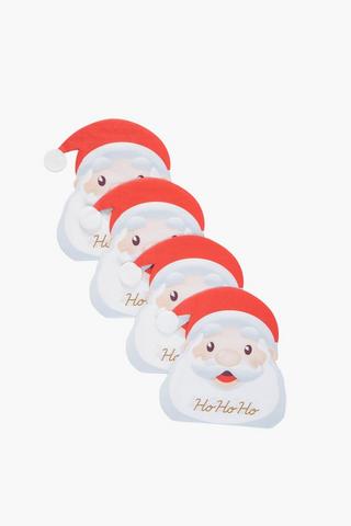 Santa Shaped Serviettes