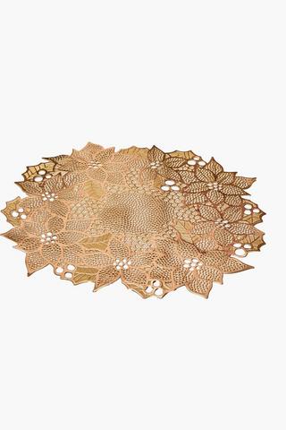 Christmas Poinsettia Placemat
