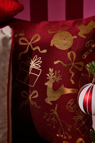 Christmas Cheer Scatter Cushion, 45x45cm