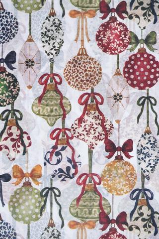 Christmas Baubles Tissue Paper