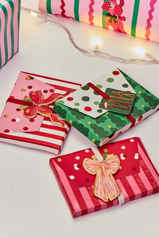 3 Christmas Voucher Card Set