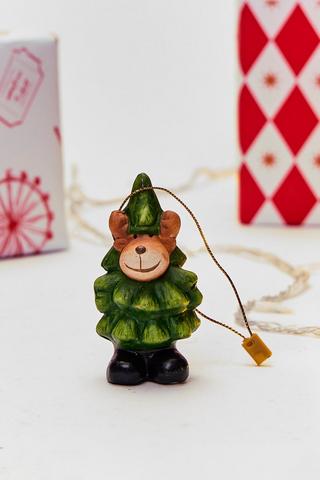 Hanging Deer Christmas Tree, 4x7cm