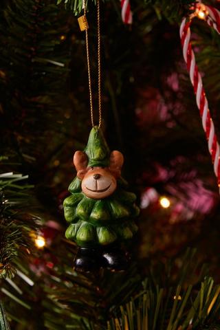 Hanging Deer Christmas Tree, 4x7cm