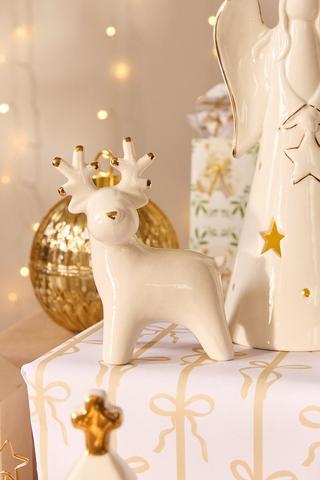 Assorted Reindeer Statue, 11cm