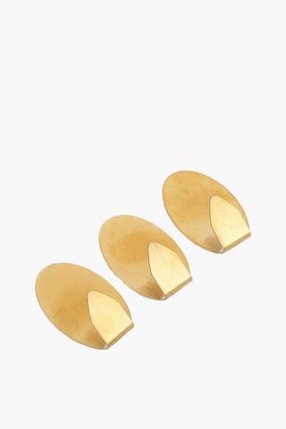 Oval Stainless Steel Designer Hooks, Small