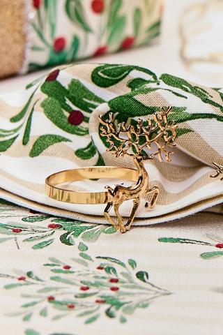 2 Pack Christmas Reindeer Napkin Rings