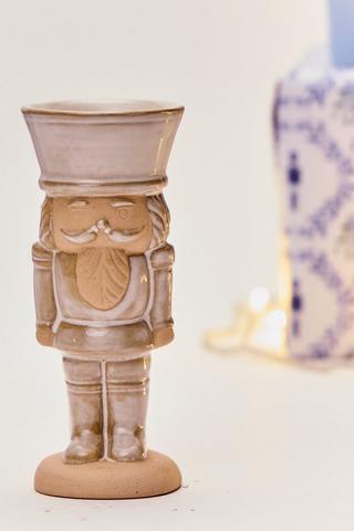 Nutcracker Tealight Holder, 6x15cm