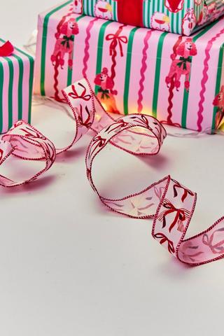 Christmas Candy Bows Ribbon, 3m