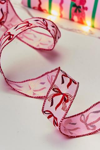 Christmas Candy Bows Ribbon, 3m