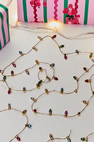 Christmas Ribbon String Lights, 2m