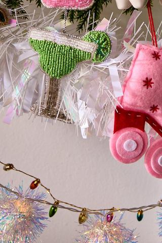 Christmas Ribbon String Lights, 2m