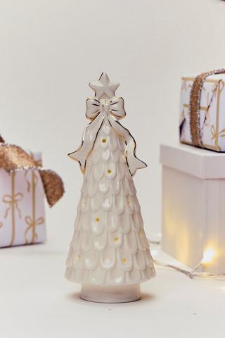 Led Bow Star Christmas Tree, 22cm