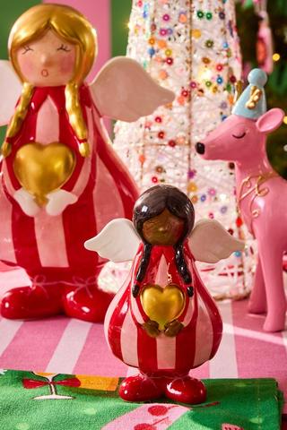 Assorted Angel Heart Statue, 12cm