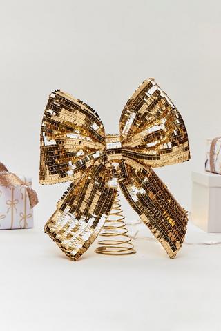 Sequin Christmas Tree Topper, 28cm