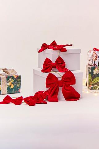 Christmas Bows Garland, 110cm