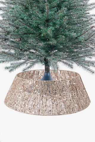 Glitter Christmas Tree Skirt, 60x20cm
