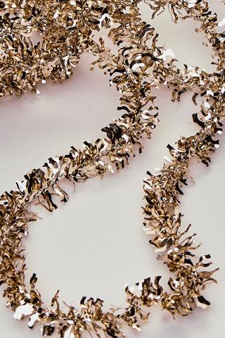 Christmas Thin Tinsel, 10m