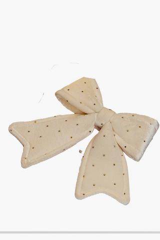 2 Pack Christmas Velvet Bows, 14cm