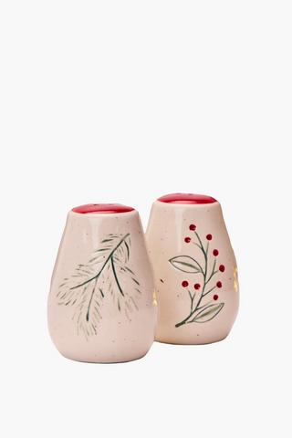Christmas Mistletoe Salt And Pepper Set