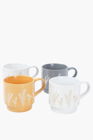 Assorted Embossed Mug