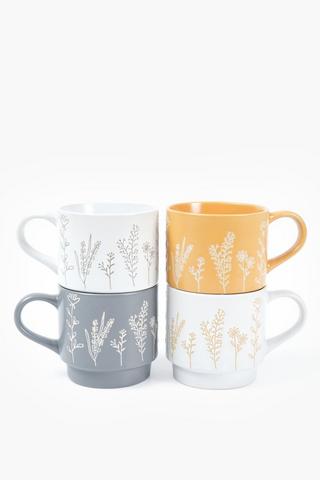 Assorted Embossed Mug