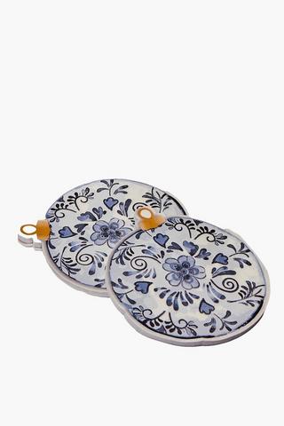 Festive Delft Bauble Serviettes
