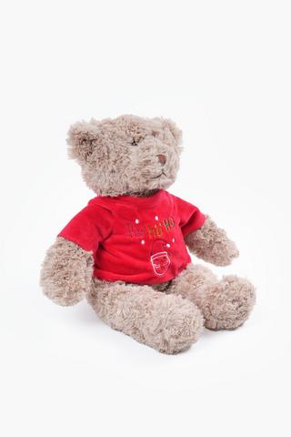 Ho Ho Ho Christmas Teddy Soft Toy