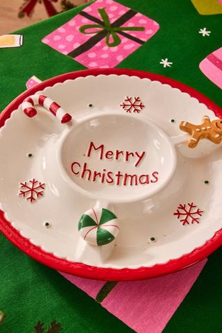 4 Divisional Christmas Platter