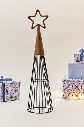 Wire Cone Christmas Tree, 60cm