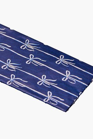 Christmas Stripe Bows Tissue Paper