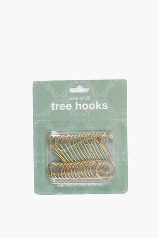 20 Pack Christmas Tree Hooks