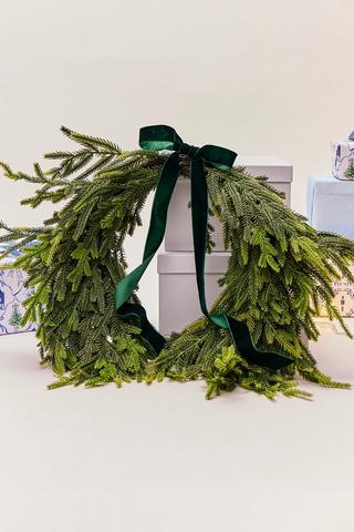 Christmas Greenery Wreath, 60cm