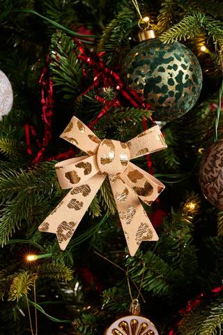 3 Pack Christmas Bows, 9cm