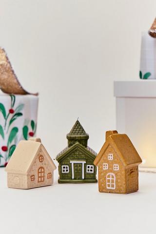 3 Pack Christmas House Set