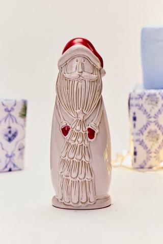Santa With Christmas Tree, 24cm