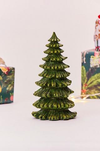 Tiered Glitter Christmas Tree, 25cm