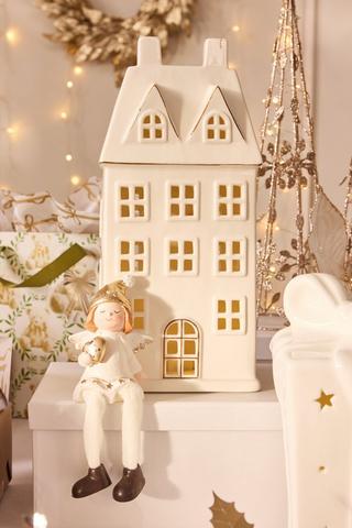Led Christmas Townhouse, 30cm