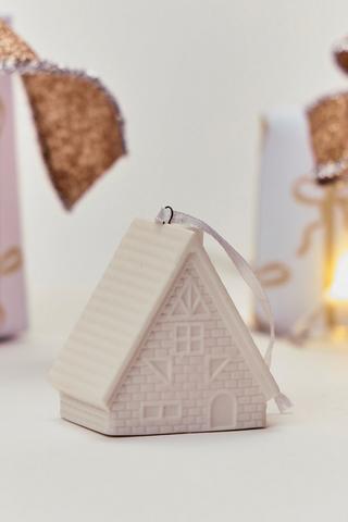Christmas Hanging House, 6x6cm