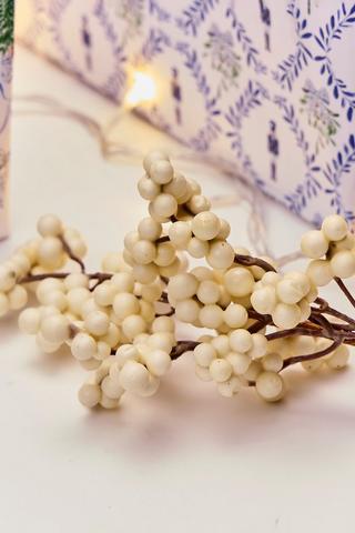Christmas Berry Single Stem, 62cm