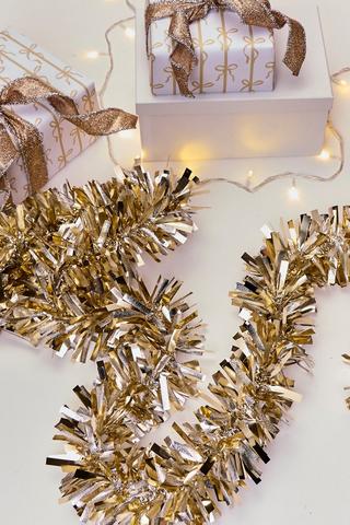 Christmas Thick Twist Tinsel, 2m