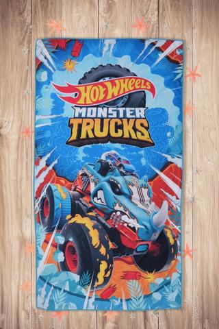 Hotwheels Monster Truck Beach Towel, 70x130cm