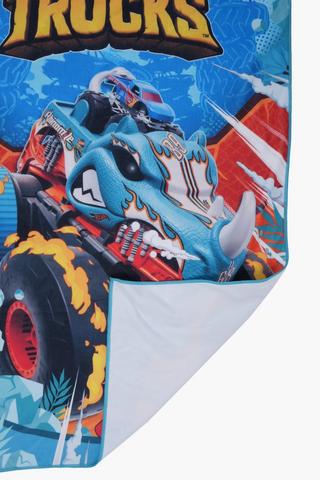 Hotwheels Monster Truck Beach Towel, 70x130cm