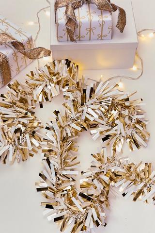 2 Tone Thick Tinsel, 2m